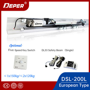 Deper auto porta scorrevole in vetro porta scorrevole automatica macchina con blocco motore 200L - Product Image 3