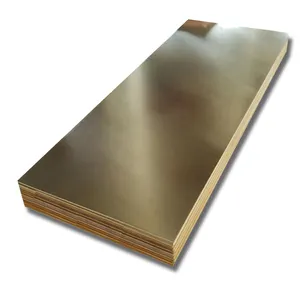corrosion resistant brass plate H62 H65 4*8 polished brass sheet