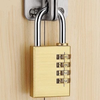 Cadenas à combinaison moderne avec clés sans clé en laiton cuivre alliage de zinc et d'aluminium