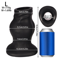 Plug anal creux en silicone liquide en forme de poing, manchon de poing pour homme et femme, jouet sexuel d'entraînement à la masturbation manuelle, dilatateur anal, dispositif de masturbation
