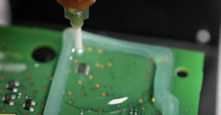 Scellant en silicone transparent haute résistance à la traction Elaplus 2130 >3MPa 300ml, durcissement complet en 24-48h pour la fixation des composants électroniques