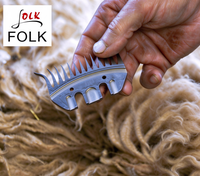 Lame de tonte de moutons à 20 dents droites, logo personnalisé gravé au laser, fabricant OEM et ODM