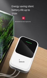 Machine d'oxygénation de réservoir de poissons en plastique de pompe à oxygène aquatique extérieure de petit ménage silencieux pour des aquariums - Product Image 4