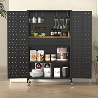 OEM petit réfrigérateur de bar à boissons armoire personnalisée porte motif étoile refroidisseur de boissons armoire de rangement en acier pour vin/bière