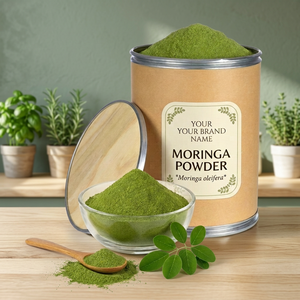 Polvo de Hoja de Moringa Silvestre Premium (Moringa Oleifera) 100% Puro, Natural, Grado Alimenticio, a Granel, OEM, Marca Privada - Product Image 3