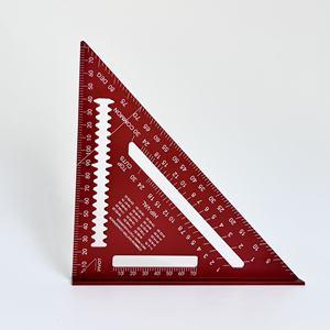 Endüstriyel DIY sınıf alüminyum alaşım sağ açı şablon iletki ağaç İşleme üçgen cetvel hız el aletleri OEM/ODM - Product Image 3