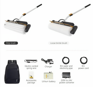 Cepillo Eléctrico Telescópico para Paneles Solares, Motor sin Escobillas de 300W, Limpiador de PV de Doble Cabezal para Mantenimiento de Granjas Solares y Techos - Product Image 6