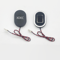 Haut-parleur de musique pour ordinateur portable XDEC 8 ohms ovale 1W max 1,2W avec aimant néodyme 89dB 20x30x5mm 2,83V