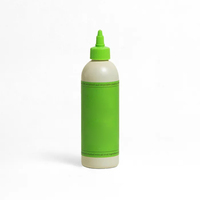 350ml, 500ml, 750ml Bouteilles à presser de qualité alimentaire PET HDPE Distributeur en plastique Sauce Bouteille d'huile d'olive avec bouchons à bec torsadé