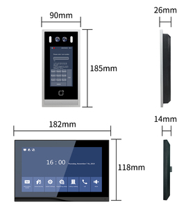 Sistema de Seguridad <span class=keywords><strong>para</strong></span> el Hogar, Videoportero Inteligente con Cámara IP de 1080p y Pantalla de 7 Pulgadas, Resistente al Agua, con Aplicación Tuya <span class=keywords><strong>para</strong></span> Villas/Apartamentos - Product Image 2