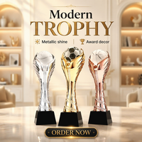 Trophée de cristal Trophée en résine personnalisé en verre Événements sportifs Prix de la réunion annuelle Trophée en résine de cristal