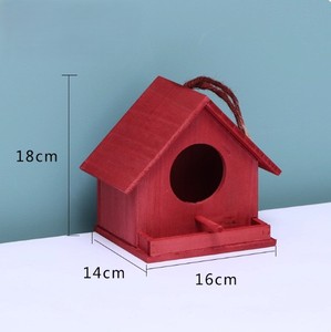 New Outdoor Hanging Nest Decorative Birdhouse Cedar Wood for <b>Small</b> to Large Birds and Pets Bird Supplies Cage - Product Image 6