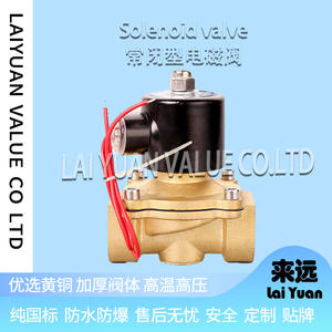 Válvula Solenoide Normalmente Cerrada de 220V y 24V CC, Control de Agua/Líquido/Gas, Una Entrada/Una Salida para Aplicaciones de Válvulas de Control de Agua - Product Image 3