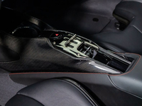 Ferrari SF90 gaya OEM bagian otomatis serat karbon kering Aksesori otomotif Interior mobil Panel kontrol pusat pemindah SF90