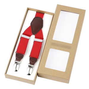 Mỏng Thời Trang Ăn Mặc Người Đàn Ông Cognac Treo Cho Nam Giới-Bị Cháy Cam Bow Tie - N Cầu Vồng Treo Em Bé Treo Xà Cạp - Product Image 6