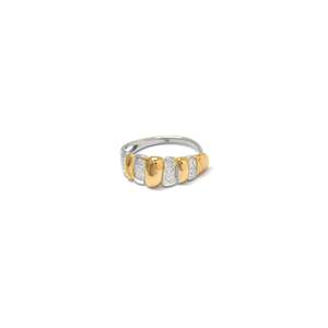 Fashion <b>Ring</b> 316L Stainless Steel PVD Gold Plating Sustainable Resistant Band Jewelry - Product Image 1