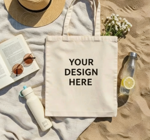 Bolsa de Compras de Algodón Calicó Orgánico, Reutilizable, Reciclada, Ecológica, con Logotipo Personalizado Impreso a Todo Color, Tamaño OEM - Product Image 3