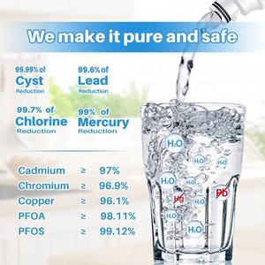 Bringpure 6-tháng than hoạt tính lọc nước yếu tố 300 GPD Tốc độ dòng chảy dễ dàng cài đặt dễ dàng làm sạch cho hộ gia đình sử dụng - Product Image 4