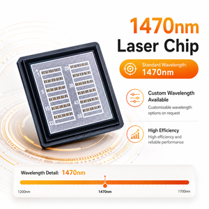 1470nm 1/3/5.5W เซมิคอนดักเตอร์ COS แพคเกจทองเหลือง ชิปไดโอดเลเซอร์แบบเปล่งแสงเดี่ยวสำหรับการแปรรูปวัสดุ - Product Image 1