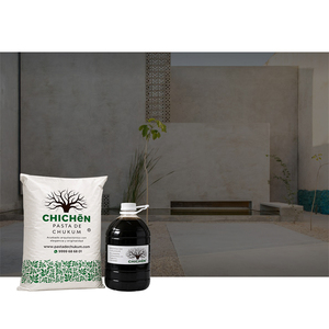 Acabado de superficie exterior decorativo liso de yeso Chukum de estilo natural para fachadas de edificios residenciales de varios pisos - Product Image 1