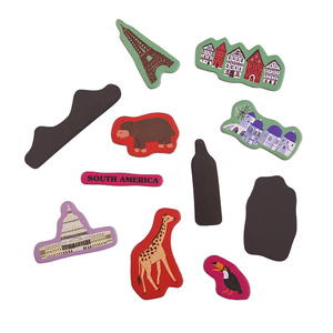 Rompecabezas Magnético MIDEER - Regalo de Bienvenida al Mundo <span class=keywords><strong>para</strong></span> Niños, Juguete Educativo de Geografía y Conocimiento de Paisajes Famosos MD1018 - Product Image 5