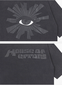 Maglia personalizzata serigrafia 3D con stampa a sbuffo Jersey in cotone con collo spesso pesante e corte da uomo - Product Image 4