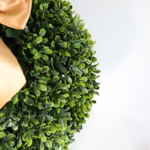 Ensemble de 2 arbres topiaires en faux buis, plante artificielle en forme de lapin avec nœud pour la décoration de la véranda, du jardin <span class=keywords><strong>extérieur</strong></span> et des mariages - Product Image 4