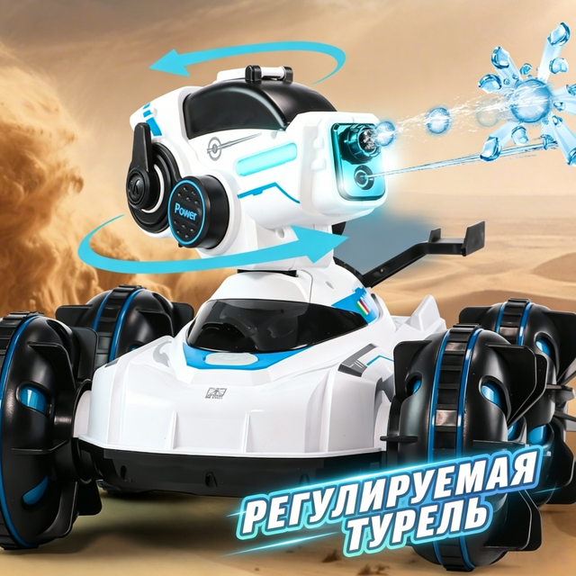 Y51 Gesture Sensing 2.4G Remote Control RC Stunt Car Amphibious Water Spray All-Terrain360° Flip Waterproof Outdoor Kid Toy