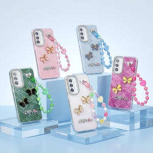 <span class=keywords><strong>Cover</strong></span> per Telefono in TPU con Glitter e Catena a Farfalla per Samsung A56 A36 A17 A16 A07 A06 e <span class=keywords><strong>OPPO</strong></span> A6X RENO15 <span class=keywords><strong>A5</strong></span> A5X F31, Custodia Posteriore per Ragazze - Product Image 1