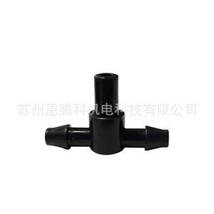 Conector en T de Boca Plana para Riego por Goteo, 6 mm, Negro, 31.5 mm, Accesorio para Tubería de Agua de Jardín - Product Image 2
