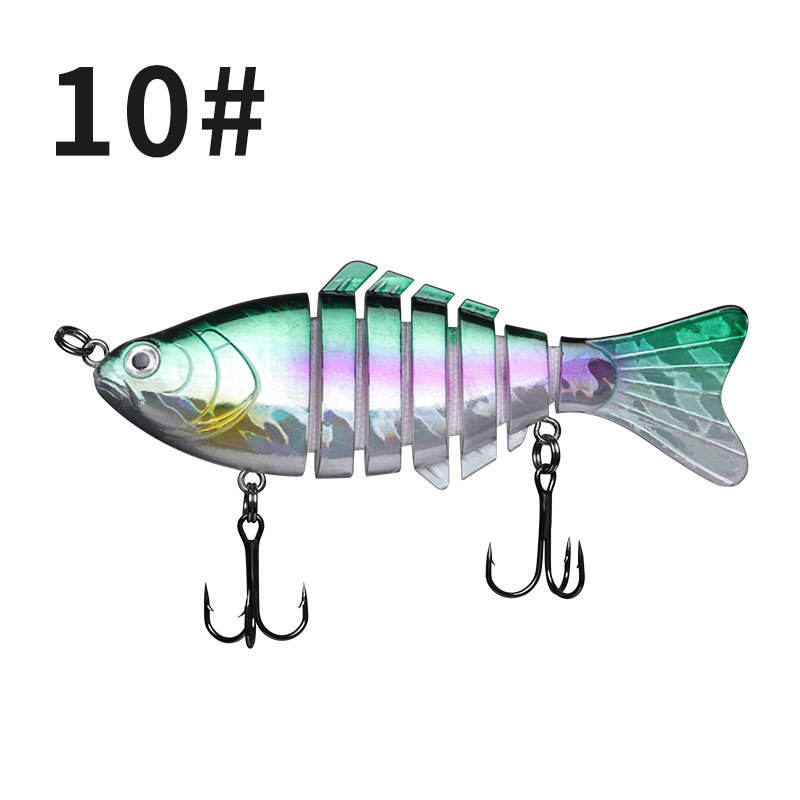 Leurre artificiel, poisson multi-ségmenté, 90-10