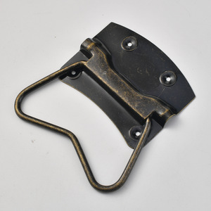 Wenzhou Platinum Link Furniture Handle Flat <b>Copper</b> Antique Chinese Style Cabinet Home Office Durable - Product Image 4