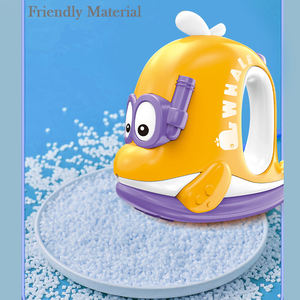 QS gros dessin animé Mini mignon plage <span class=keywords><strong>jeu</strong></span> de tir jouets en plastique 2 couleurs été extérieur pistolet à eau électrique jouets pour enfants - Product Image 3