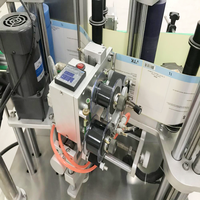 Étiqueteuse entièrement automatique personnalisée imprimante d'étiquettes autocollant étiqueteuse de bouteilles de shampoing rondes précises