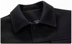 4XL 2025 Chine Usine Hommes Style Décontracté Travail Bomber Daim Veste Haute Qualité <span class=keywords><strong>Noir</strong></span> <span class=keywords><strong>Coupe</strong></span>-<span class=keywords><strong>Vent</strong></span> Lâche Out Printemps Qualité Veste - Product Image 6