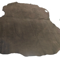 Cuir de veau souple en nubuck, surface en daim, cuir de vache véritable pour vêtements, bottes, sacs