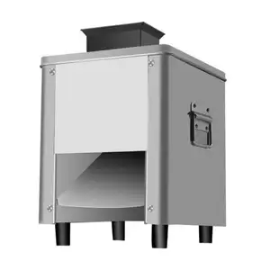 Roestvrij Staal Semi-Automatische Commerciële Koks Vlees Snijmachine Machine Voor Verkoop
