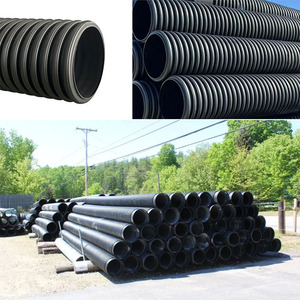 Sn4 Sn8 HDPE Đôi Tường Sóng Ống Thoát Nước Nhựa Cống Ống Hệ Thống Thoát Nước Trang Trại Đường Ổ Cắm Kết Nối 200Mm Ống - Product Image 6