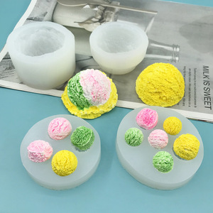 Silicone Ice Cream Chocolate Flip Candy Handmade Liquid Mold Pinch Candy Ice Cream Ice Cream Cone Molds - Product Image 3