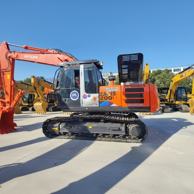 Used Excavator Hitachi Zaxis 200 20ton Original Japan Hitachi ZX200 ZX200-5G EX200-5 ZX240 Digger Excavator