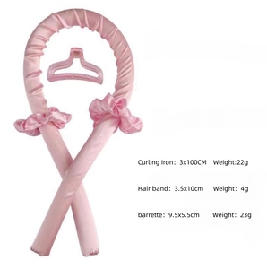 Bigoudis en soie <span class=keywords><strong>les</strong></span> plus vendus <span class=keywords><strong>Mousse</strong></span> automatique sans chaleur Plus Fil d'acier Bâton à <span class=keywords><strong>friser</strong></span> paresseux avec clip avec boucles de vague de sommeil - Product Image 4