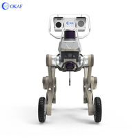 Perro Robótico Inteligente con Evitación de Obstáculos Autónoma, Patrulla Autónoma, Equipado con Red 4G, Cámara Térmica, Perro Robot Cuadrúpedo