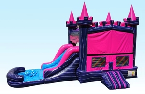 Thương mại Tím <span class=keywords><strong>Inflatable</strong></span> <span class=keywords><strong>Bouncer</strong></span> Combo ướt/khô nhảy lâu đài với <span class=keywords><strong>MOONWALK</strong></span> cho trẻ em người lớn chất liệu PVC Blower phụ kiện - Product Image 5