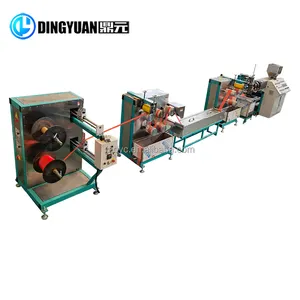 Machine de filet de fruits en plastique, machine de filet d'emballage en plastique, fournisseur de machine d'usine de Dingyuan