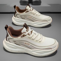 Chaussures de sport pour hommes, modèle printemps 2026, PU imperméable, ultra-légères, amortissantes, semelle souple, tendance, EVA