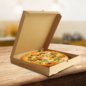 Confezionamento ecologico della pizza per gastronomie e bakerie packaging personalizzato per la consegna del cono della pizza in goffratura scatola ondulata - Product Image 6
