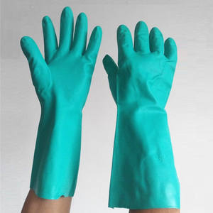 Guantes de mano de goma de butilo, 13mil de espesor - Product Image 1