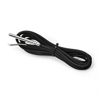 IP68 NTC Thermistor Stainless Steel Groove Waterproof Temperature Probe 5K 10K 50K 100K Accuracy 1% -50C-150C