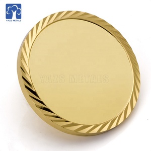 24 18k <span class=keywords><strong>Gold</strong></span> Blank Print Personal Logo Free Sample Blanks No Minimum Metal Challenge Coin Promotional Coins - Product Image 5