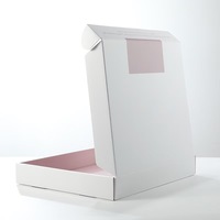 Boîte d'expédition en carton ondulé rigide recyclable haut de gamme avec logo personnalisé, matériaux écologiques recyclés, doublure en mousse, gaufrage mat